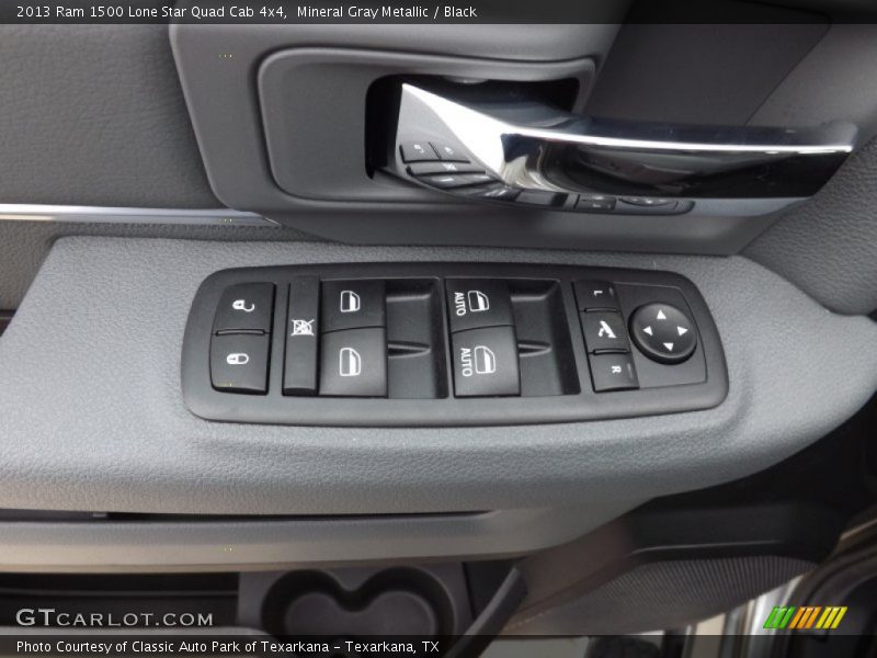 Mineral Gray Metallic / Black 2013 Ram 1500 Lone Star Quad Cab 4x4