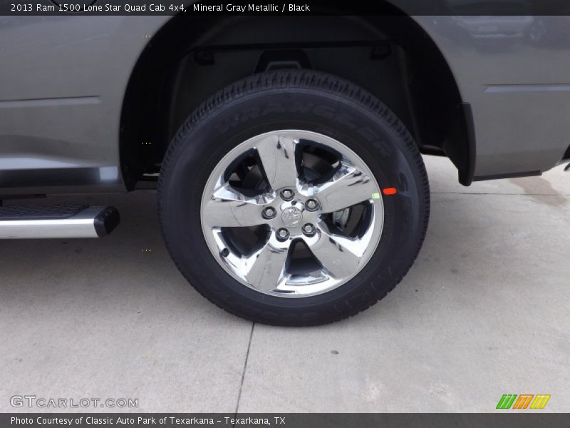 Mineral Gray Metallic / Black 2013 Ram 1500 Lone Star Quad Cab 4x4