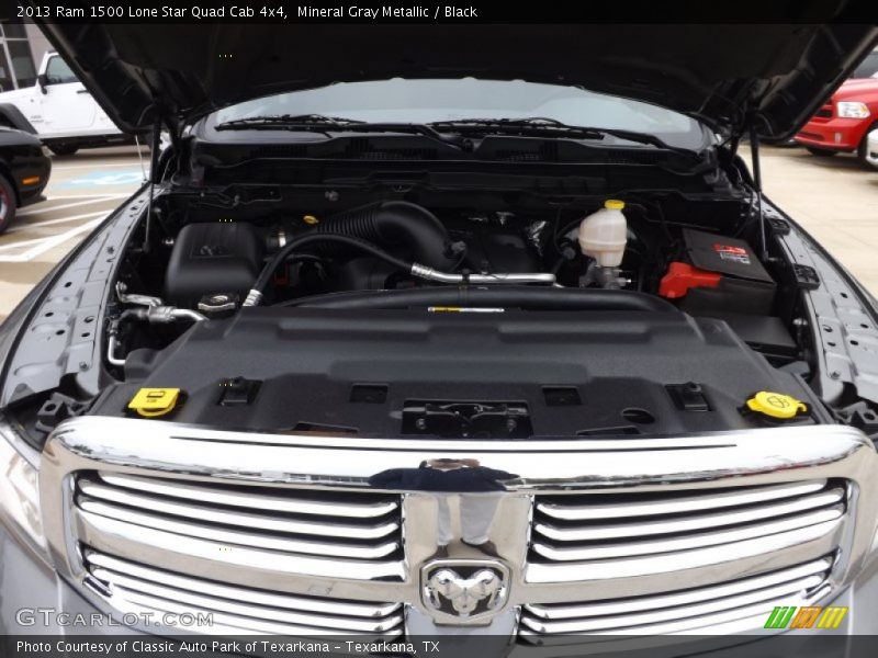 Mineral Gray Metallic / Black 2013 Ram 1500 Lone Star Quad Cab 4x4