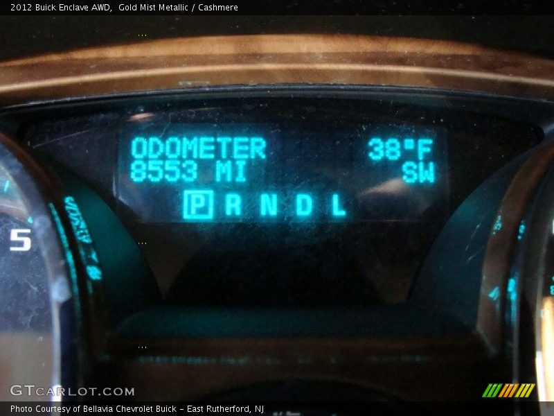 Gold Mist Metallic / Cashmere 2012 Buick Enclave AWD