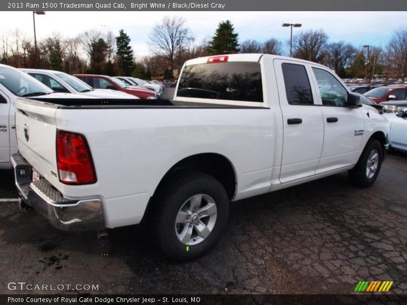 Bright White / Black/Diesel Gray 2013 Ram 1500 Tradesman Quad Cab