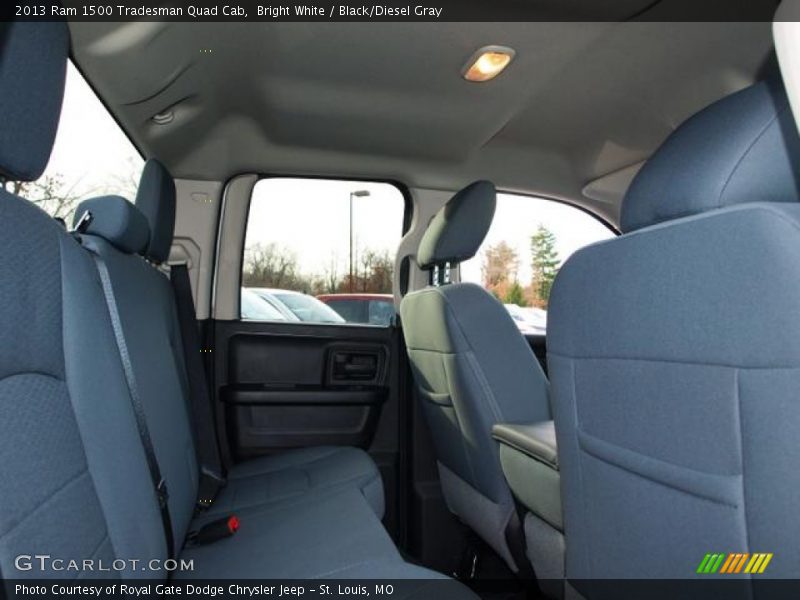 Bright White / Black/Diesel Gray 2013 Ram 1500 Tradesman Quad Cab
