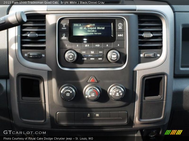 Bright White / Black/Diesel Gray 2013 Ram 1500 Tradesman Quad Cab