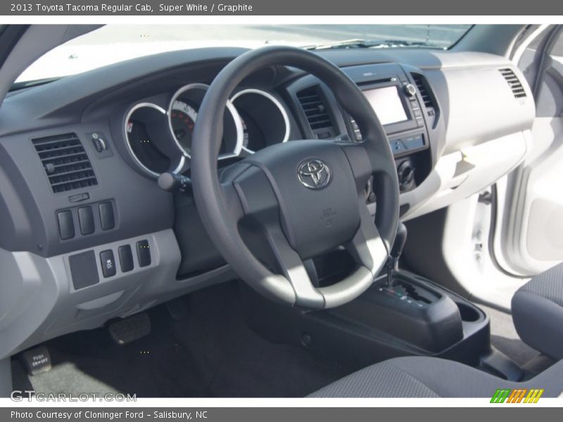 Super White / Graphite 2013 Toyota Tacoma Regular Cab