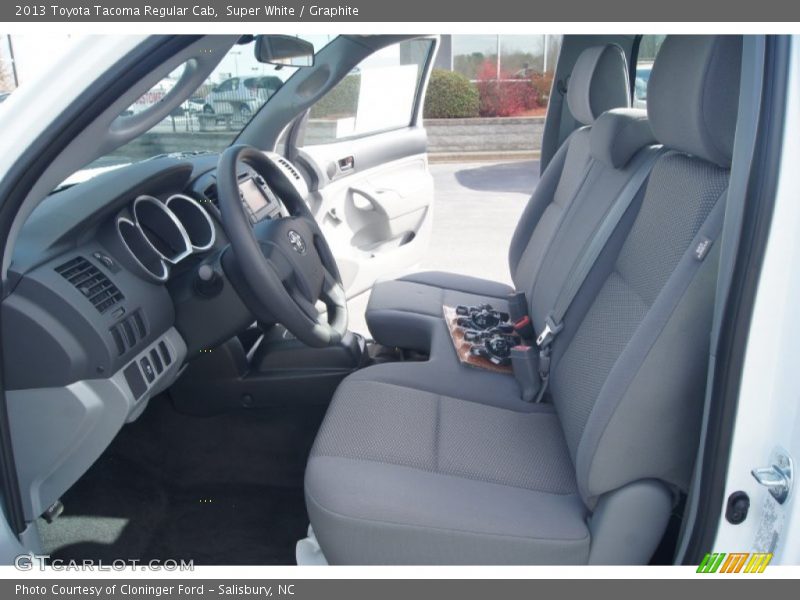 Super White / Graphite 2013 Toyota Tacoma Regular Cab