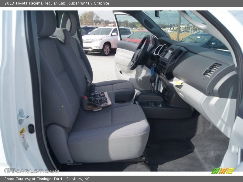 Super White / Graphite 2013 Toyota Tacoma Regular Cab