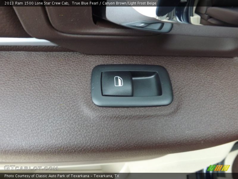 True Blue Pearl / Canyon Brown/Light Frost Beige 2013 Ram 1500 Lone Star Crew Cab