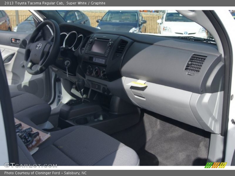 Super White / Graphite 2013 Toyota Tacoma Regular Cab