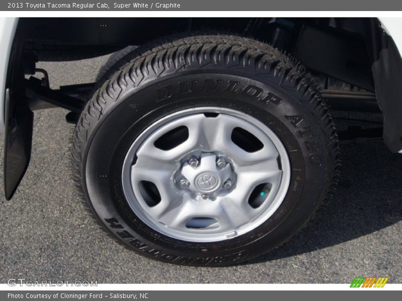 Super White / Graphite 2013 Toyota Tacoma Regular Cab