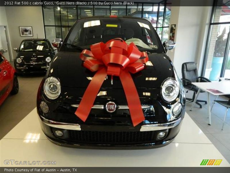 Gucci Nero (Black) / 500 by Gucci Nero (Black) 2012 Fiat 500 c cabrio Gucci