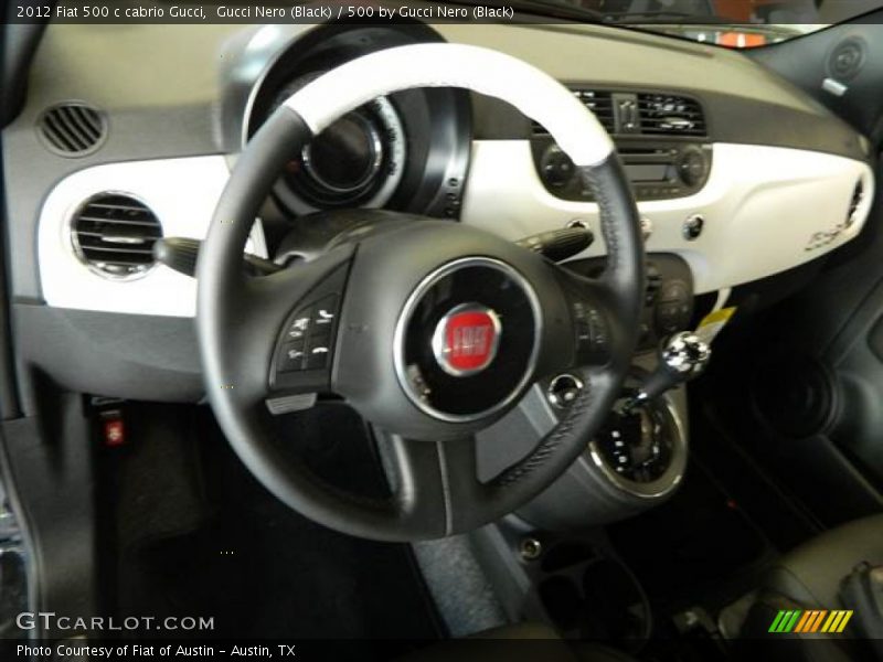 Gucci Nero (Black) / 500 by Gucci Nero (Black) 2012 Fiat 500 c cabrio Gucci