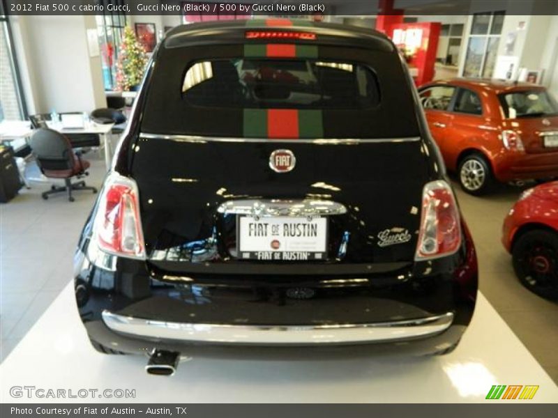 Gucci Nero (Black) / 500 by Gucci Nero (Black) 2012 Fiat 500 c cabrio Gucci