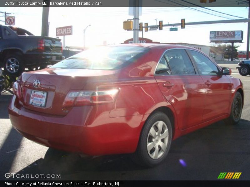 Barcelona Red Metallic / Ash 2009 Toyota Camry LE