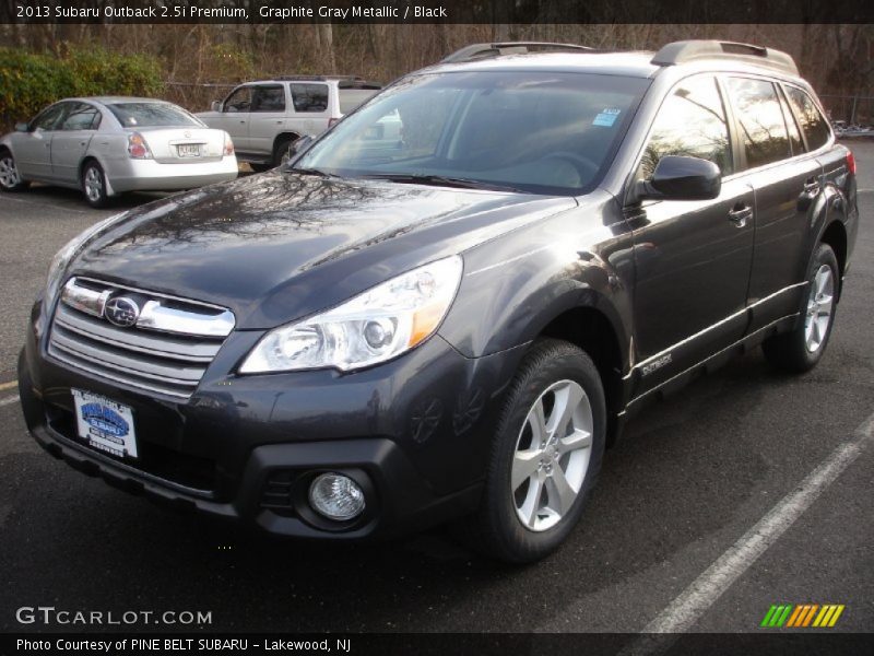 Graphite Gray Metallic / Black 2013 Subaru Outback 2.5i Premium