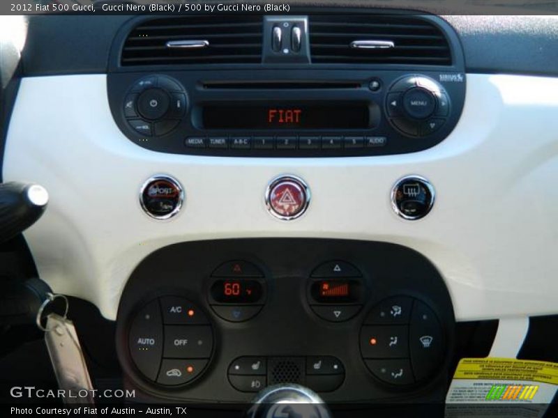 Controls of 2012 500 Gucci