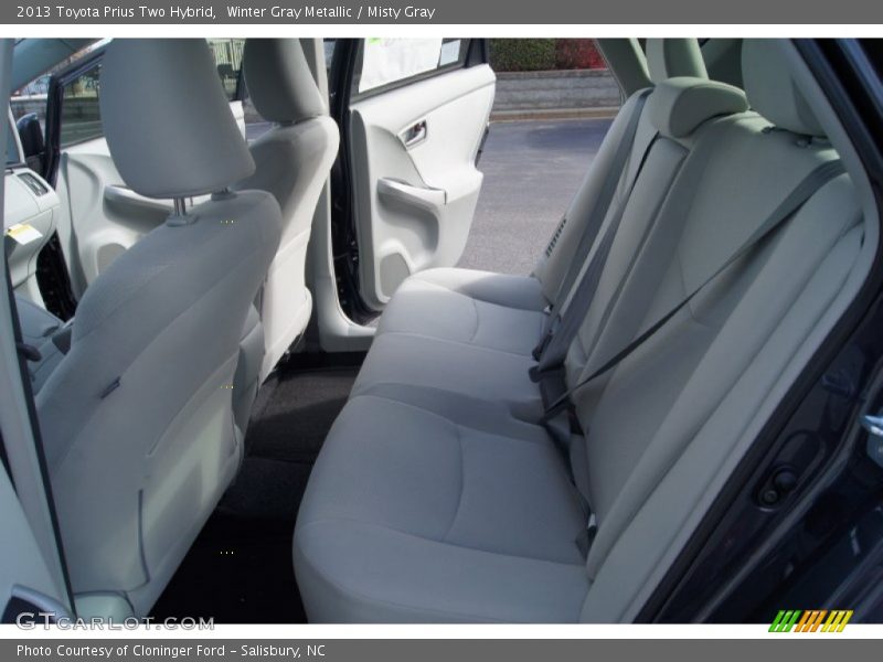 Winter Gray Metallic / Misty Gray 2013 Toyota Prius Two Hybrid