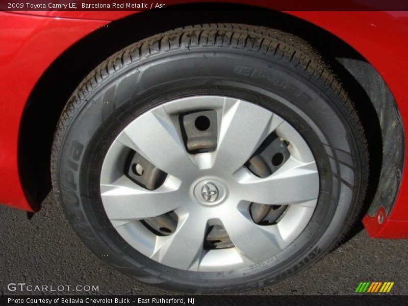 Barcelona Red Metallic / Ash 2009 Toyota Camry LE
