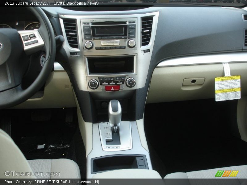Crystal Black Silica / Ivory 2013 Subaru Legacy 2.5i