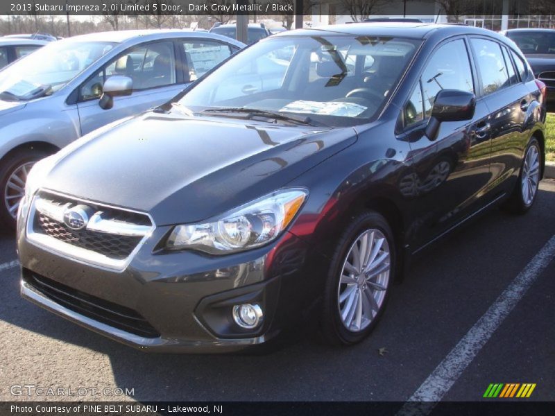 Dark Gray Metallic / Black 2013 Subaru Impreza 2.0i Limited 5 Door