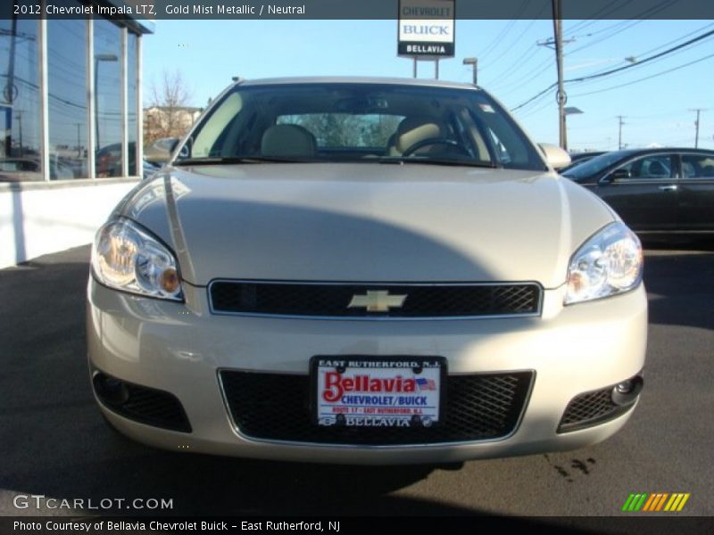 Gold Mist Metallic / Neutral 2012 Chevrolet Impala LTZ
