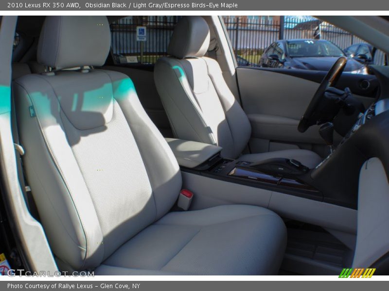 Obsidian Black / Light Gray/Espresso Birds-Eye Maple 2010 Lexus RX 350 AWD