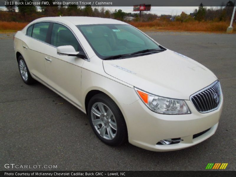 White Diamond Tricoat / Cashmere 2013 Buick LaCrosse FWD