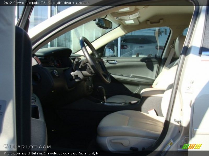 Gold Mist Metallic / Neutral 2012 Chevrolet Impala LTZ
