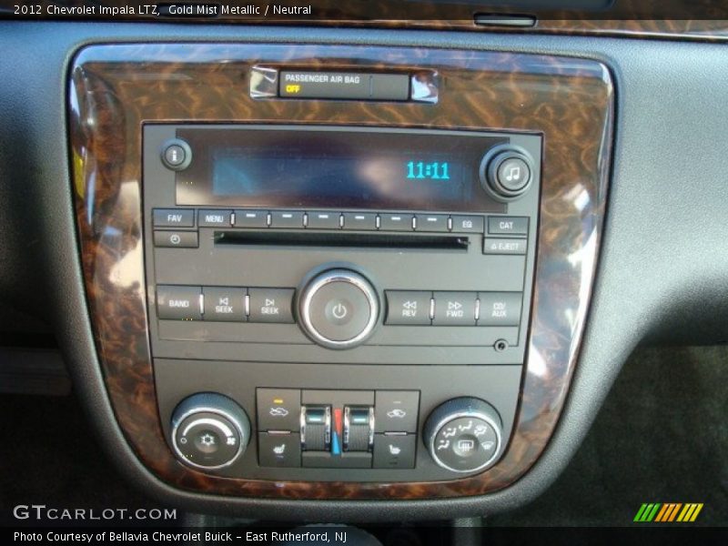 Gold Mist Metallic / Neutral 2012 Chevrolet Impala LTZ