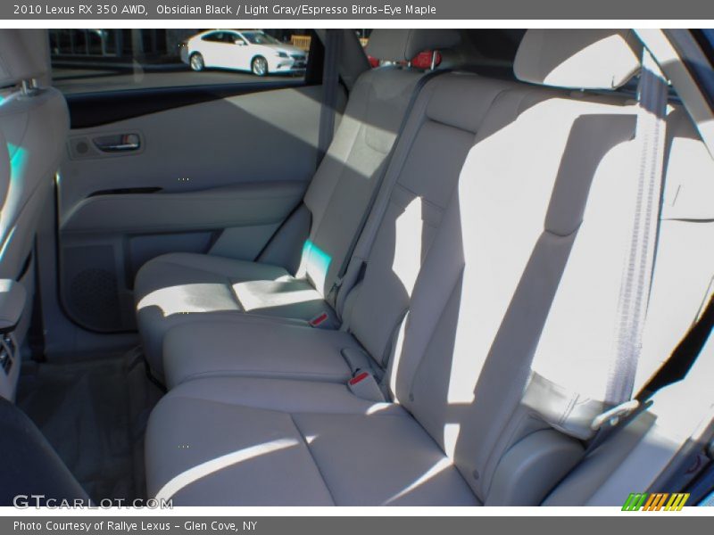 Obsidian Black / Light Gray/Espresso Birds-Eye Maple 2010 Lexus RX 350 AWD