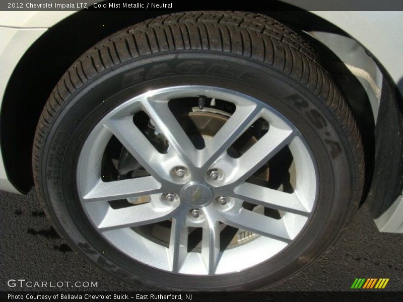 Gold Mist Metallic / Neutral 2012 Chevrolet Impala LTZ