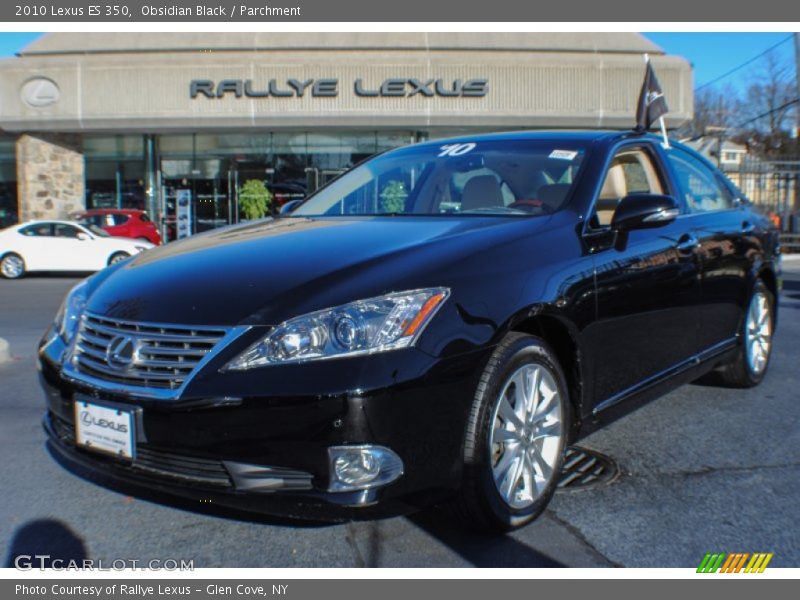 Obsidian Black / Parchment 2010 Lexus ES 350