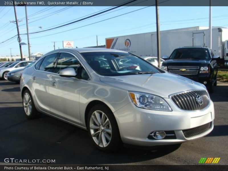 Quicksilver Metallic / Ebony 2012 Buick Verano FWD