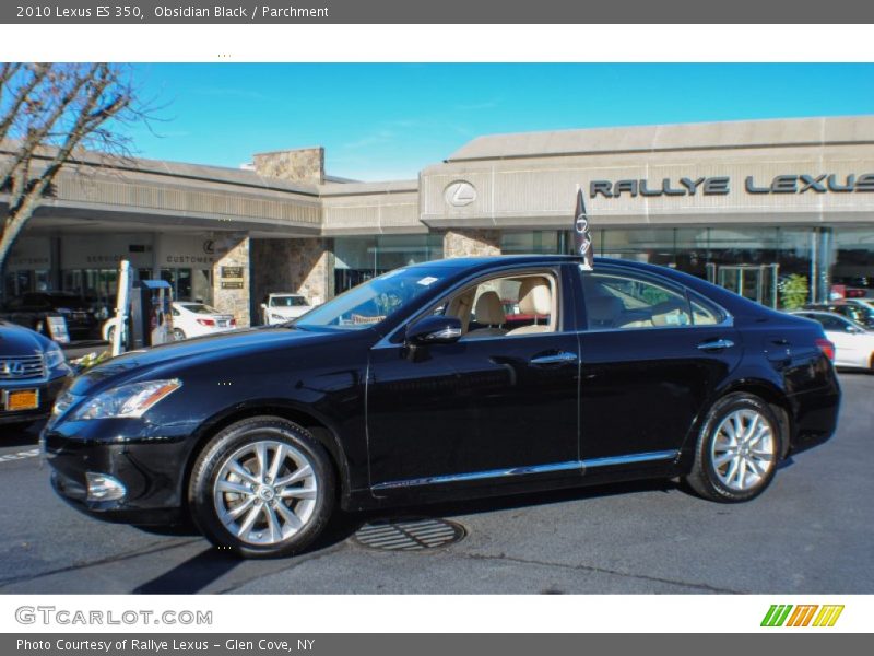 Obsidian Black / Parchment 2010 Lexus ES 350