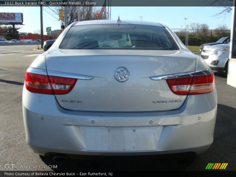 Quicksilver Metallic / Ebony 2012 Buick Verano FWD