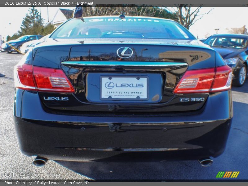 Obsidian Black / Parchment 2010 Lexus ES 350