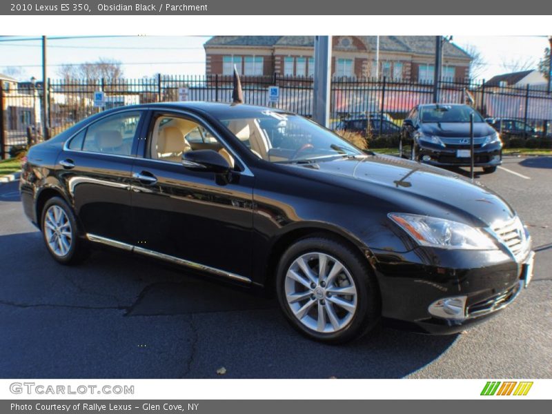 Obsidian Black / Parchment 2010 Lexus ES 350