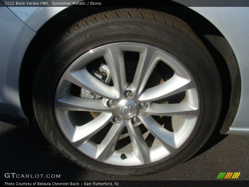Quicksilver Metallic / Ebony 2012 Buick Verano FWD