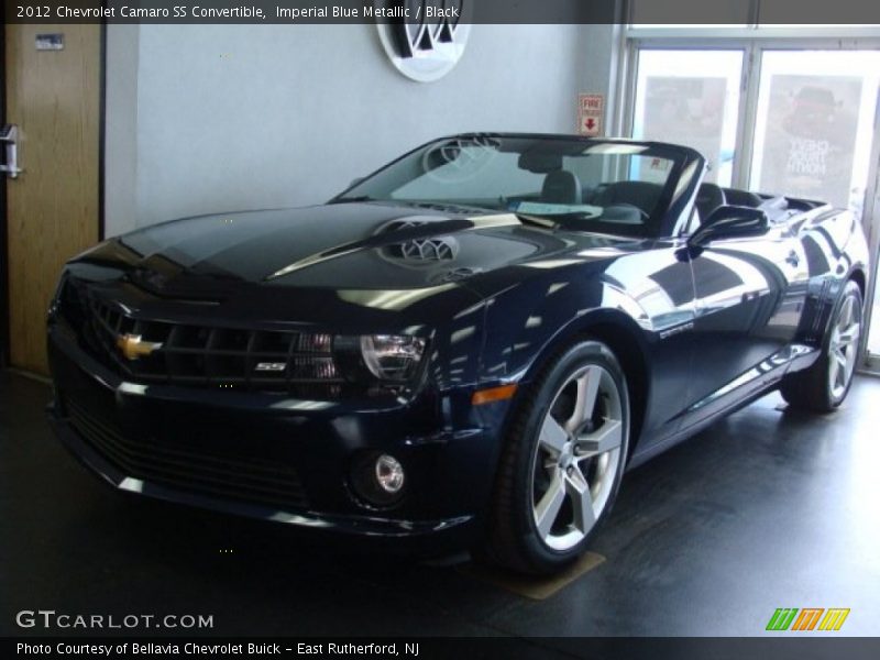 Imperial Blue Metallic / Black 2012 Chevrolet Camaro SS Convertible