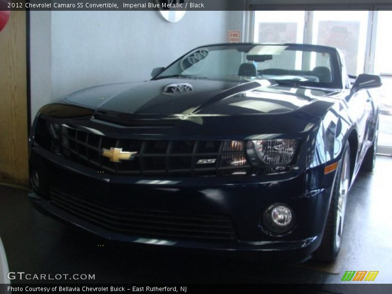 Imperial Blue Metallic / Black 2012 Chevrolet Camaro SS Convertible