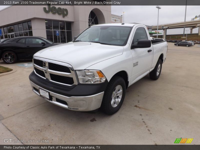 Bright White / Black/Diesel Gray 2013 Ram 1500 Tradesman Regular Cab 4x4
