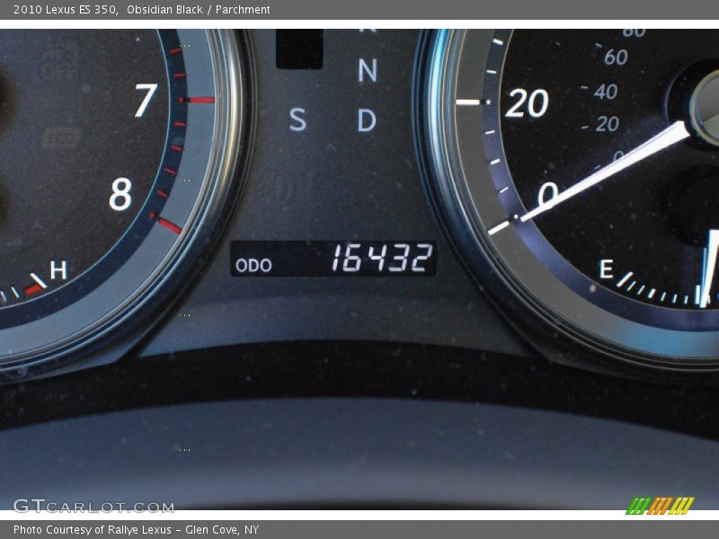 Obsidian Black / Parchment 2010 Lexus ES 350