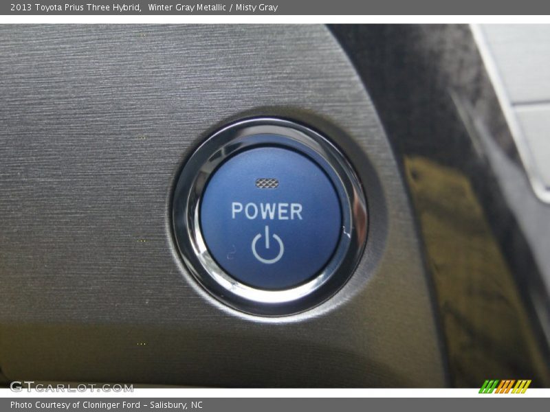 Winter Gray Metallic / Misty Gray 2013 Toyota Prius Three Hybrid