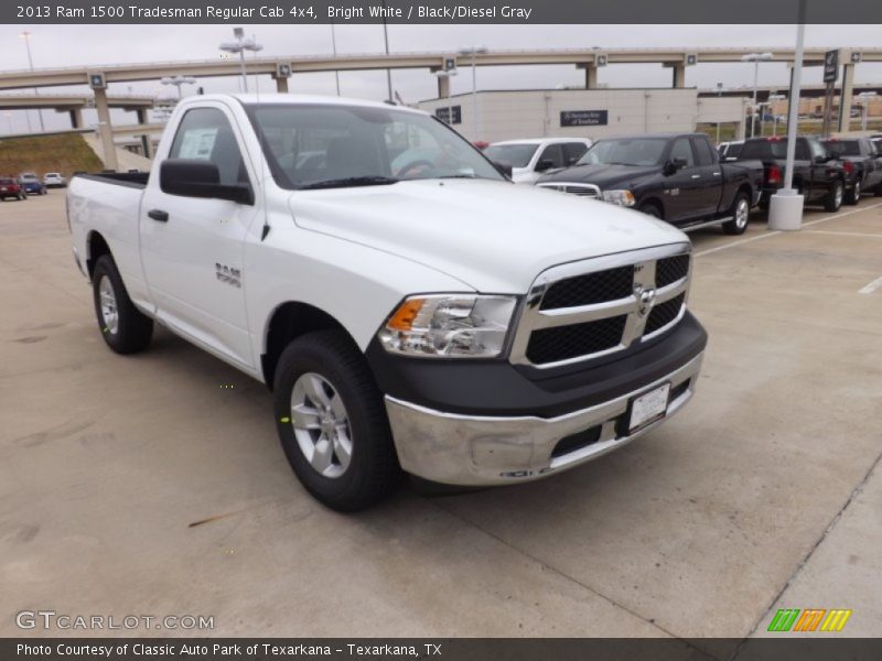 Bright White / Black/Diesel Gray 2013 Ram 1500 Tradesman Regular Cab 4x4