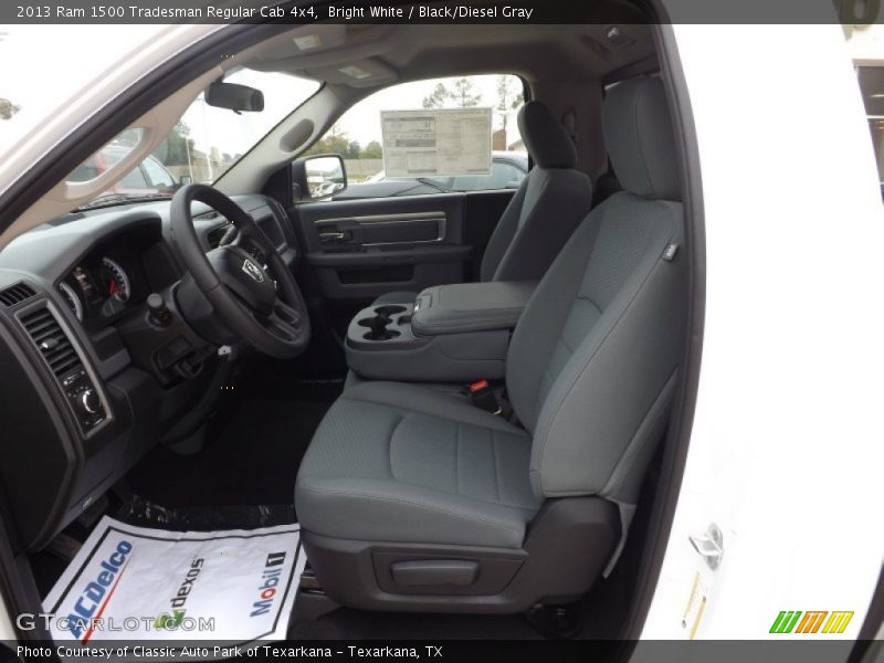  2013 1500 Tradesman Regular Cab 4x4 Black/Diesel Gray Interior