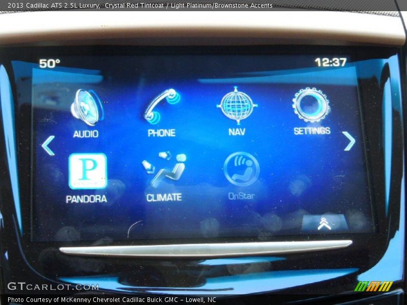 Crystal Red Tintcoat / Light Platinum/Brownstone Accents 2013 Cadillac ATS 2.5L Luxury