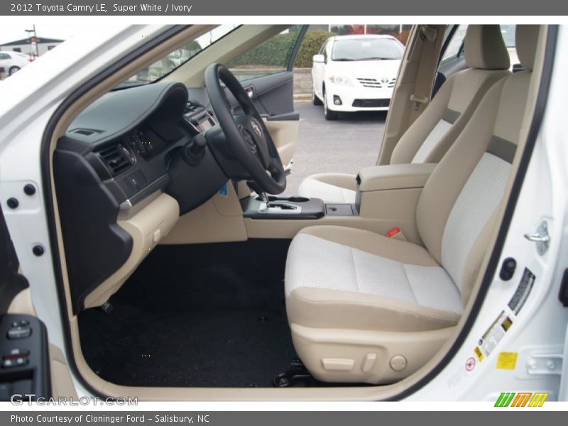 Super White / Ivory 2012 Toyota Camry LE