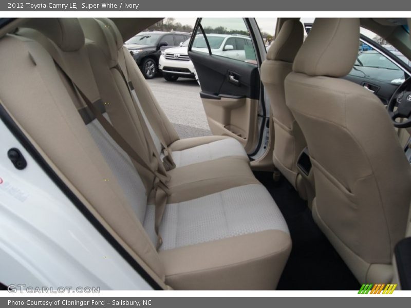 Super White / Ivory 2012 Toyota Camry LE