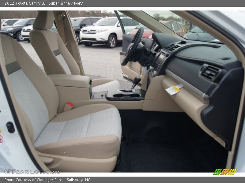 Super White / Ivory 2012 Toyota Camry LE