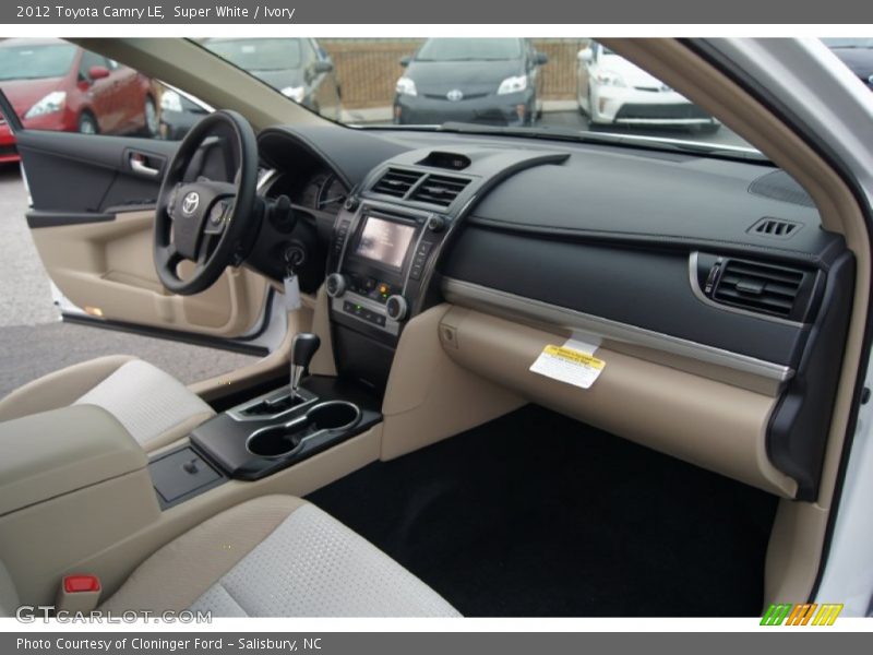 Super White / Ivory 2012 Toyota Camry LE