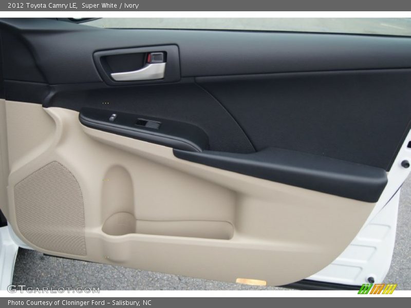 Super White / Ivory 2012 Toyota Camry LE